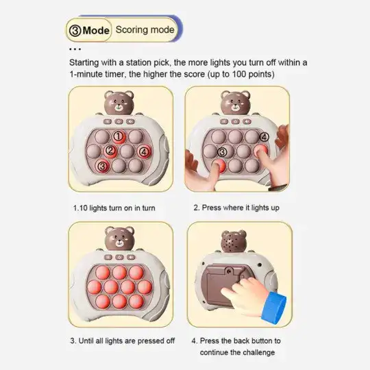 Popping Game Toy Usage