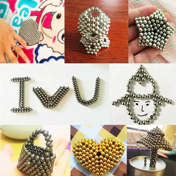 Magnetic Balls Patterns