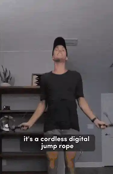 Cordless Jump Rope in Use