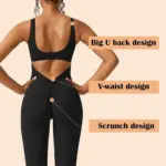 Sleeveless Flare Jumpsuits - Image 2
