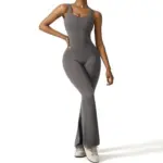 Sleeveless Flare Jumpsuits - Image 6