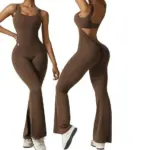Sleeveless Flare Jumpsuits - Image 7