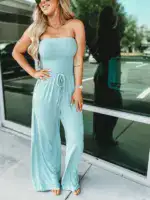 Newest Strapless Waist Jumpsuit - Image 2