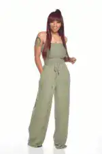 Newest Strapless Waist Jumpsuit - Image 4