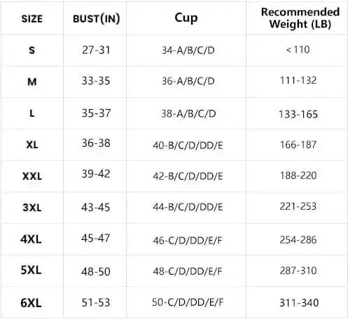 Size Chart Image