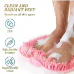 Shower Foot & Back Scrubber, Massage Pad-Perfect Gift for Family