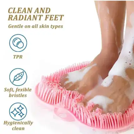 Shower Foot & Back Scrubber, Massage Pad-Perfect Gift for Family