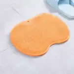 Silicone Exfoliating Shower Massage Scraper Non-Slip Bath Scrub Pad Foot Wash Brush Bathroom Tool Mat Rub Back Sucker Brushes