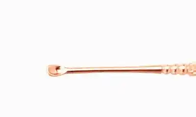 Close-up on the earwax removal kit designs.
