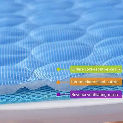 Another view of pet using mat